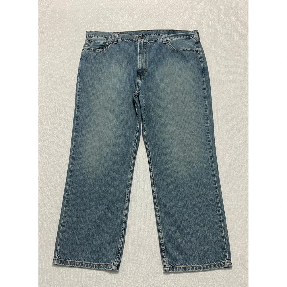 Levi's 559 Jeans Mens Size 44×28 Blue Relaxed Straight Wide Leg